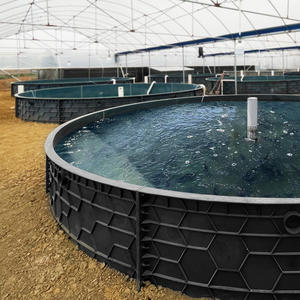 Vasca da Pesce Rotonda in Plastica per Allevamento in Acqua Salata, Stagno Circolare in PP per Allevamento di Salmone e Gamberetti con Sistema RAS, Attrezzatura per Acquacoltura di Nuova Generazione - Product Image 2