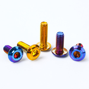 304 Stainless Steel Motorcycle Modified Decorative <b>Screws</b> Burned Blue Motorbike Brake Disc <b>Screws</b> M8 Step <b>Screws</b> - Product Image 4