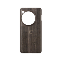 Étui de protection pour téléphone One Plus 12, neuf, texture noyer, marron