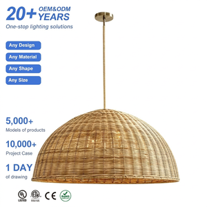 <span class=keywords><strong>Lampada</strong></span> <span class=keywords><strong>a</strong></span> <span class=keywords><strong>Sospensione</strong></span> in <span class=keywords><strong>Rattan</strong></span> Naturale Intrecciato, Lampadario Boho Fatto <span class=keywords><strong>a</strong></span> Mano per Isola Cucina, Sala da Pranzo e Camera da Letto - Product Image 1