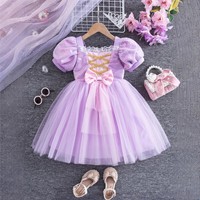 PD04182 Gaun Tutu Balet Anak Perempuan Kostum Tari untuk Pertunjukan Panggung dan Latihan Sehari-hari