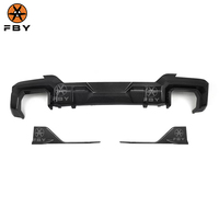 Pare-chocs arrière en Fiber de carbone de Style SQ de haute qualité pour BMW X3 G01 G08 LCI 2022 + diffuseur de pare-chocs arrière