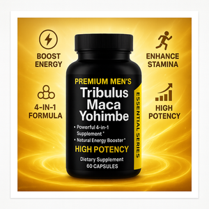 Agrandador masculino Espesar Mayor crecimiento Ashwagandha Ampliación de la raíz 60 cápsulas Cápsulas de mejora masculina para hombres - Product Image 1