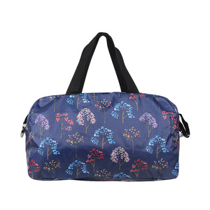 Bolsa de lona plegable con estampado de dibujos animados, bolsa de almacenamiento grande para viaje con correa para el hombro para uso en viajes - Product Image 5