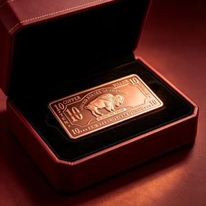 Lingote de cobre de 10 onzas Troy, moneda tipo placa Buffalo, barra de cobre, procesamiento personalizado, lingote de cobre - Product Image 4