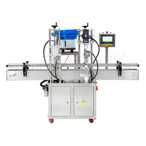 New Automatic Electric Screw Capping Machine Pump Top Capper for Small Bottle Closing for Food and Beverage Packaging