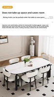 Chaises de salle à manger en bois de luxe au design nordique moderne avec siège rembourré, vente en gros