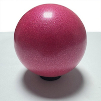 Ballon de gymnastique rythmique - Rouge/Violet/Doré en PVC, Élastique, Non pliable, Équipement de fitness pour la santé, le massage et la compétition