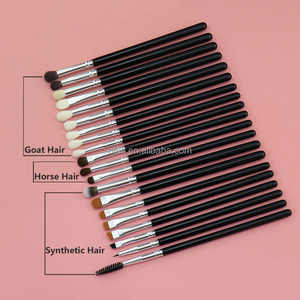 Wholesale 20 Pcs Eyeshdow Eyebrow <strong>Eyeliner</strong> Full Collection Makeup <strong>Brush</strong> Set <strong>for</strong> Eye Shadow Brow Concealer Lash Spoolie <strong>Brushes</strong> - Product Image 2