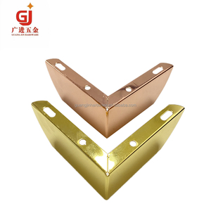 L-Hình Dạng 55Mm Chrome Sắt Thiết Kế Hiện Đại Trang Trí Đồ Nội Thất Chân Vàng Thay Thế Hỗ Trợ Bàn Chân Vuông Sofa Nhà Bếp - Product Image 3