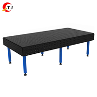 Nouvelle table de soudage en fonte d'acier 3D 2000*1000*200mm mobile avec surface nitrurée, outils de mesure et accessoires, garantie de 2 ans