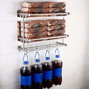 Hot Sale Stainless Steel Rotatable Towel Rack Wall Mounted Multi-layer Storage Organizer Modern Design 50-60cm Apartment Fashion - Product Image 4