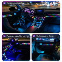 KYNCHO pour Honda Accord : Éclairage d'ambiance LED pour voiture, symphonie de couleurs, modification de l'atmosphère intérieure, produit d'éclairage intérieur automobile