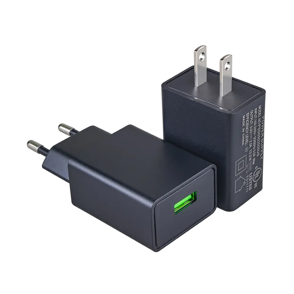 CE High Quality EU/UK/US Plug 5V 2A USB Wall Charger 10W USB Power Charger Adapter for Android Mobile Phones
