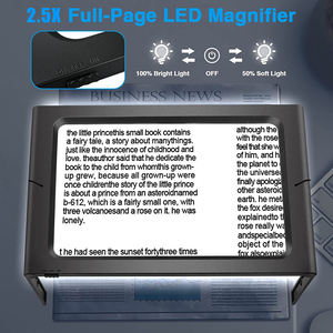 Lupa grande de página completa con soporte de luz para lectura de personas mayores - Product Image 3