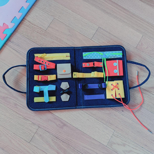 pequeños-juguetes montessori para bebés pequeños | Botones con cremallera-juguete educativo para niños de <span class=keywords><strong>2</strong></span> 3 y 4 años - Product Image 4