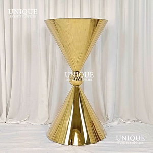 Mesa de cóctel de Metal de lujo con muebles modernos de alta gama de Dubái para el hogar, Hotel, boda, noche, <span class=keywords><strong>Club</strong></span>, <span class=keywords><strong>Bar</strong></span>, fiestas, ventas limitadas al aire libre - Product Image 1