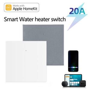 Interrupteur intelligent WiFi HomeKit pour chaudière et chauffe-eau 20A, commande vocale Siri, interrupteurs muraux intelligents pour éclairage, automatisation domestique <span class=keywords><strong>Apple</strong></span> - Product Image 1