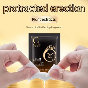 COKELIFE OEM 20 lingettes/gelée de 20 pièces par boîte, lingettes humides à extrait végétal, gel fortifiant, lingettes retardantes naturelles pour prolonger l'orgasme, spray sexuel pour hommes, longue durée - Product Image 3