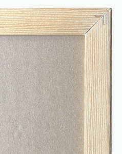 Tablón de anuncios de corcho con marco de madera maciza personalizado para escribir mensajes en casa - Product Image 4