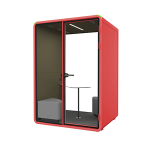 Cabine de réunion privée insonorisée pour 2 personnes, bureau de start-up, cabine acoustique mobile, cabine silencieuse - Product Image 6