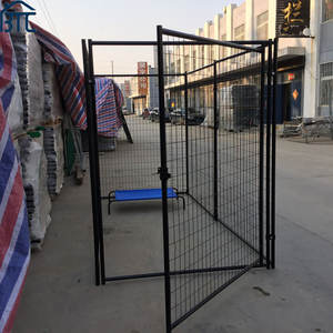 Großhandel 5 * 10ft Modulare Außen käfige Metall geschweißte Mesh Pet House Große mittlere Haustier Tier Zwinger Fabrik Lieferant - Product Image 5