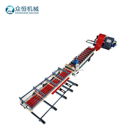 Ligne de production de tuiles de toiture trapézoïdales en acier galvanisé entièrement automatique avec pompe à engrenages, boîte de vitesses, moteur PLC, roulement ZHONGHENG CE