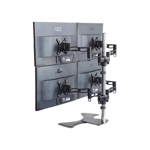 Gibbon Four-Screen LCD Computer Seamless Splicing Rack Multi-Screen <strong>Display</strong> Bracket <strong>Rotating</strong> Lifting Adjusting Features Tool - Product Image 4