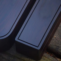 Customized Recyclable Timber Container Handmade Premium Portable Wood Packaging Calligraphy Seal Box Signature Stamping