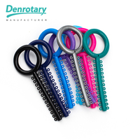 Denrotary Teeth White Ortodoncia 1040 Power O Rings Multi Key Tie Ligature Élastique Orthodontique pour Appareils Dentaires