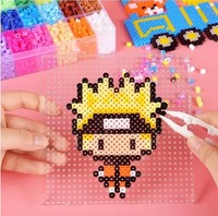 Perles de puzzle lumineuses de 2,6 mm qui brillent dans le noir, perles en fer Perler, perles Hama pour enfants, perles Hama DIY, cadeau artisanal de haute qualité, jouet