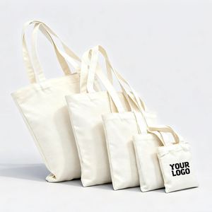 Promotional Gifts Custom Logo Trendy Tote Handles Floral Printed Canvas Bag - Product Image 1