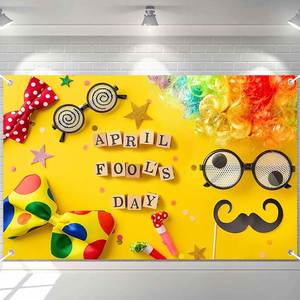 Pancarta de Poliéster Personalizada para el Día de los Inocentes, Decoración Divertida e Impermeable de Alta Calidad para Fiestas en Interiores y Exteriores, Bares y Festivales - Product Image 2
