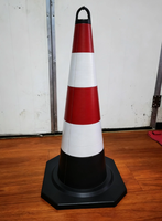 Cône de signalisation routière ODM OEM de 900 mm, grande taille, réfléchissant, pour l'isolation des chantiers de construction