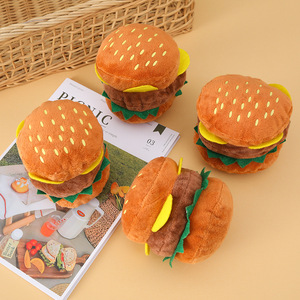 Mainan melatih gigi untuk hewan peliharaan membersihkan gigi mainan anjing mainan <span class=keywords><strong>Burger</strong></span> mewah vokal latihan membosankan dan tinggi - Product Image 5