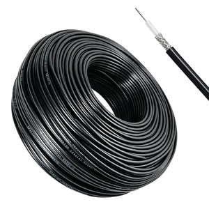 Cable Coaxial <span class=keywords><strong>RG58</strong></span>/<span class=keywords><strong>AU</strong></span> RF de Cobre Puro Negro de Baja Pérdida para WiFi, 50 Ohm, Cable Coaxial RF <span class=keywords><strong>RG58</strong></span> para CCTV, Audio Flexible para GPS - Product Image 3