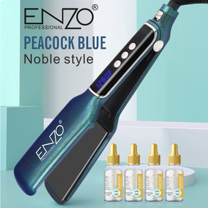 Azio vendita calda professionale MCH piastra per capelli e ferro piatto 2-in-1 ceramica elettrica per uso domestico e auto - Product Image 5