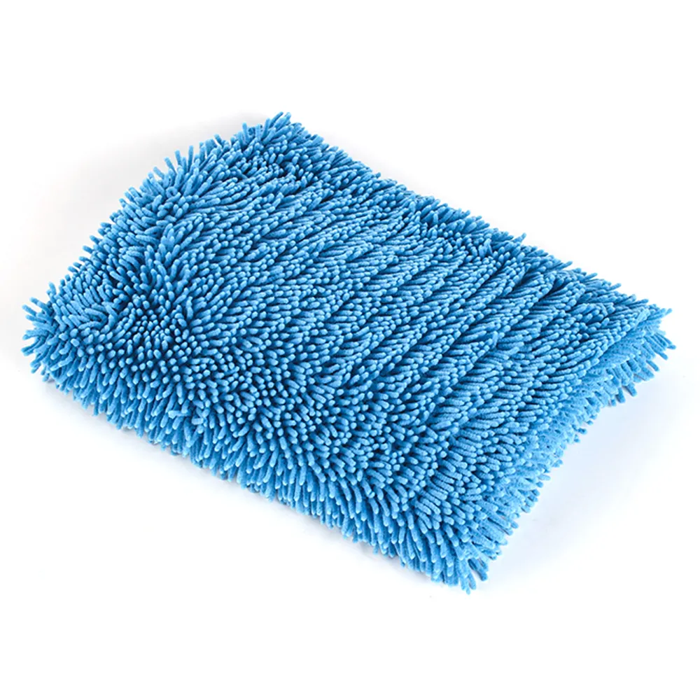 Asciugamano per la pulizia tessuto in ciniglia tessuto per abbigliamento 100% microfibra di poliestere trama semplice fabbricazione a maglia di tessuto in microfibra 001