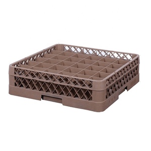 P&T plastic cup crates, stackable glass cup crates for hotel use