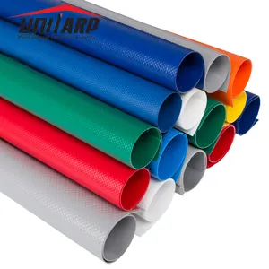 Cold Resistant 550gsm Tarpaulin PVC Coated Fabric for Ski Circle Russia and Truck Cover