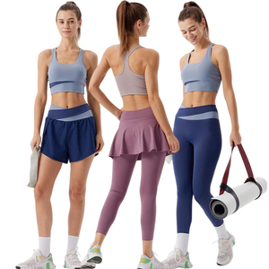 Custom Women Clothing Breathable Quick Dry Sports Wear Gym Fitness Suit High Waist Yoga <b>Pants</b> Sets 2 Piece Set for Women - Product Image 1