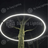 LED IP65 Kunststoff-Baumringlichter für Weihnachten Innen/Außen Nachttouren & Künstlerische Landschaftsgestaltung Anpassbare Farben App-Steuerung