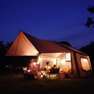 Outdoor A-frame Air <b>Tent</b> 3x4m Automatic Inflatable Camping <b>Tent</b> With <b>Canopy</b> Rainproof For Overnight Use - Product Image 2