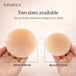 Copricapezzoli in Gel Riutilizzabili Xinrui, Adesivi Invisibili Rotondi, Accessorio Intimo Femminile con Logo Personalizzabile - Product Image 3