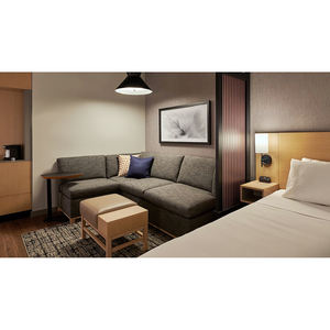 Armario de Banco de equipaje para hotel, mueble de cama de madera, mueble de lujo para hotel - Product Image 5