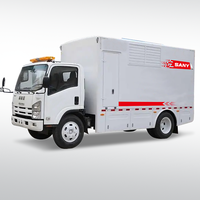 Groupe électrogène mobile de qualité industrielle standard, résistant aux intempéries, refroidi par air, à démarrage automatique, monté sur remorque, prêt pour l'extérieur, 15-720 kW