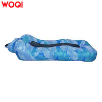 Matelas flottant gonflable WOQI, canapé d'air portable pliable pour piscine extérieure, camping, bureau