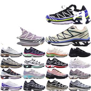 Vente en gros de baskets personnalisées Solomons XT-6 EXPANSE entièrement blanches, de haute qualité, pour hommes et femmes, chaussures de randonnée et de course rétro - Product Image 1