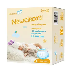नि: शुल्क डिजाइन नई शैली बेबी डायपर में बॉक्स