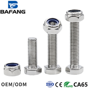 אומי משושה עם טבעת ניילון נגד התרופפות, עמידות בפני רעידות וניתן לשימוש חוזר, מתוצרת סין, עבור רכב, מכונות וציוד - Product Image 3